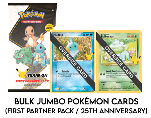 Bulk Jumbo 25th Anniversary Pokémon Cards